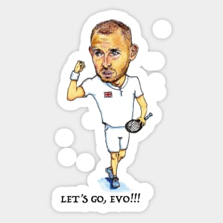 Dan Evans Pro tennis player Sticker